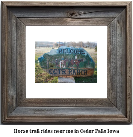 horse trail rides near me in Cedar Falls, Iowa